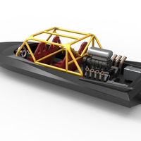 Quad Jet sprint boat Scale 1:25 - Thumbnail 12