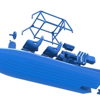 Quad Jet sprint boat Scale 1:25 - Thumbnail 20