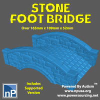 Small Modern Marvels - Stone Foot Bridge 3D Printing 547769