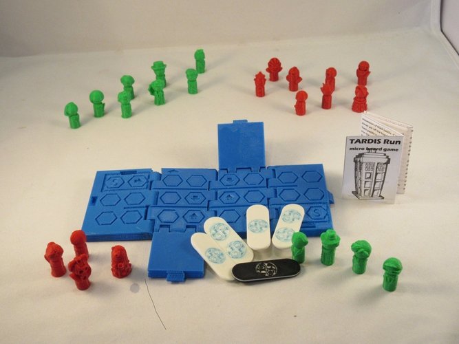 TARDIS Run Game - Print in Parts 3D Print 54790