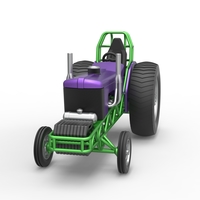 Small block Pulling tractor Scale 1:25 - Thumbnail 5