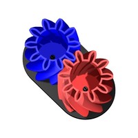 Turning gears with base... no support or fastners - Thumbnail 1