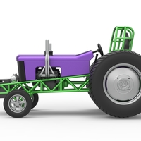 Small block Pulling tractor Scale 1:25 - Thumbnail 9