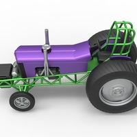 Small block Pulling tractor Scale 1:25 - Thumbnail 10