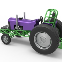 Small block Pulling tractor Scale 1:25 - Thumbnail 12