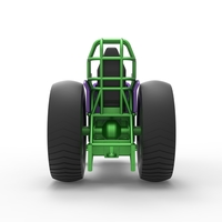 Small block Pulling tractor Scale 1:25 - Thumbnail 16