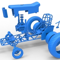 Small block Pulling tractor Scale 1:25 - Thumbnail 18