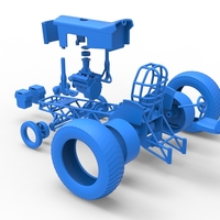 Small block Pulling tractor Scale 1:25 - Thumbnail 24