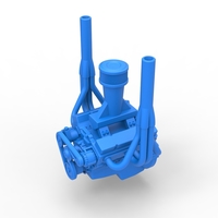 Engine of Small block Pulling tractor 1:25 - Thumbnail 2