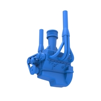 Engine of Small block Pulling tractor 1:25 - Thumbnail 3