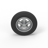 Front wheel of Small block Pulling tractor 1:25 - Thumbnail 6