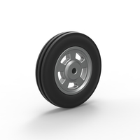 Front wheel of Small block Pulling tractor 1:25 - Thumbnail 9