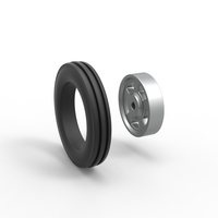 Front wheel of Small block Pulling tractor 1:25 - Thumbnail 11