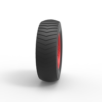 Rear wheel of Small block Pulling tractor 1:25 - Thumbnail 3