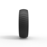 Rear wheel of Small block Pulling tractor 1:25 - Thumbnail 4