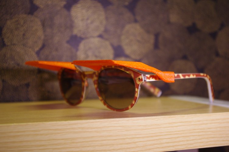 Sun Shades - Clip on Shades for Sunglasses 3D Print 54805