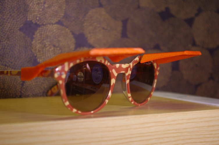 Sun Shades - Clip on Shades for Sunglasses 3D Print 54807