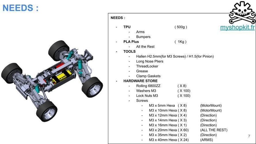 V1 RC CAR JLB CHEETAH DIY EDITION PREMIUM 3D Print 548078