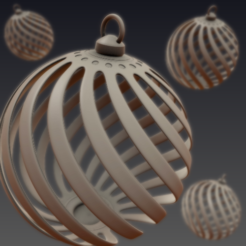 Christmas twistball 3D Print 54815