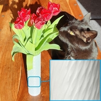 Set of Vases with wavy pattern - Thumbnail 1