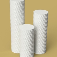 Set of Vases with wavy pattern - Thumbnail 5