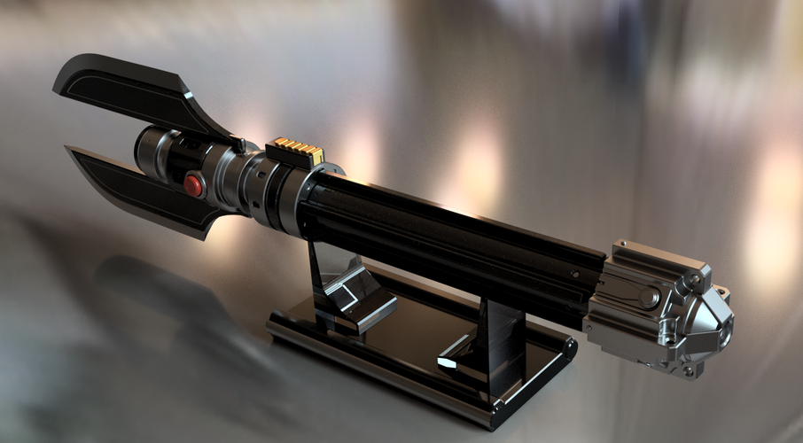 3D Printed Darth Malgus Lightsaber By Sergey Kolesnik Pinshape