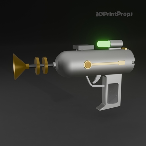 Rick's Laser Gun from Rick and Morty  3D Print 548446