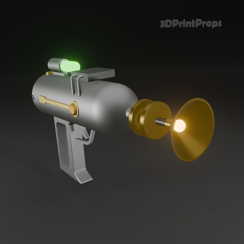 Rick's Laser Gun from Rick and Morty  3D Print 548448