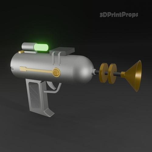 Rick's Laser Gun from Rick and Morty  3D Print 548449