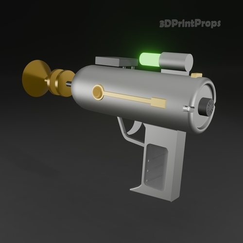 Rick's Laser Gun from Rick and Morty  3D Print 548452