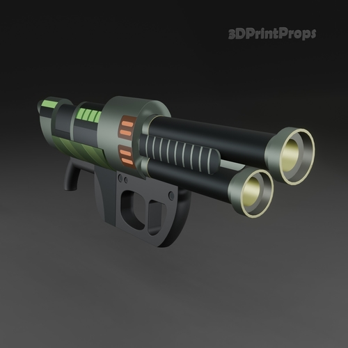 RICK & MORTY'S BLASTER | RICK'S RAY GUN 3D Print 548457