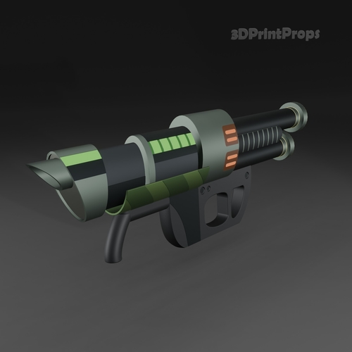 RICK & MORTY'S BLASTER | RICK'S RAY GUN 3D Print 548458