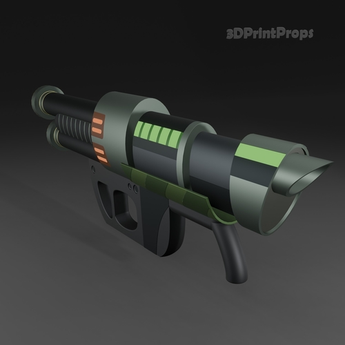 RICK & MORTY'S BLASTER | RICK'S RAY GUN 3D Print 548460