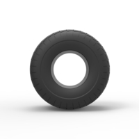 Monster Jam tire 33 Scale 1:25 - Thumbnail 5