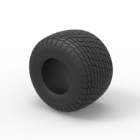 Monster Jam tire 33 Scale 1:25 - Thumbnail 7