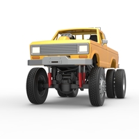 Monster Truck with semi truck wheels 1:25 - Thumbnail 6