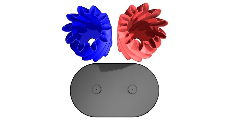 Turning gears with base... low-volume version