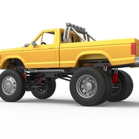 Monster Truck with semi truck wheels 1:25 - Thumbnail 13