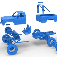 Monster Truck with semi truck wheels 1:25 - Thumbnail 18