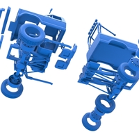 Monster Truck with semi truck wheels 1:25 - Thumbnail 19