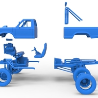 Monster Truck with semi truck wheels 1:25 - Thumbnail 20