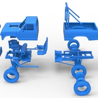 Monster Truck with semi truck wheels 1:25 - Thumbnail 21