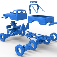 Monster Truck with semi truck wheels 1:25 - Thumbnail 22