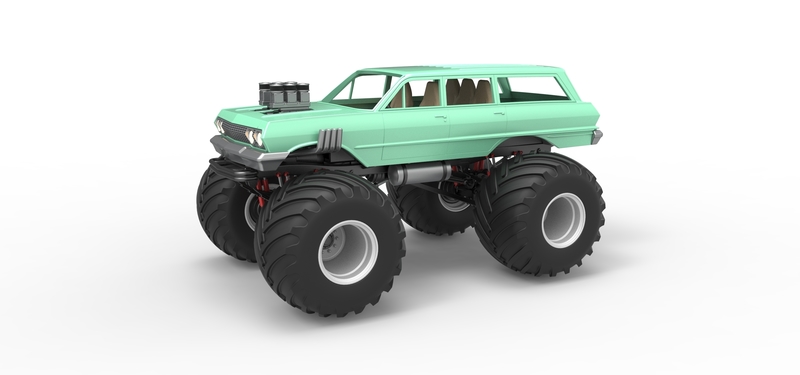 Vintage Monster Truck 1:25