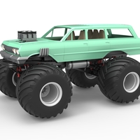 Vintage Monster Truck 1:25 - Thumbnail 1