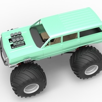 Vintage Monster Truck 1:25 - Thumbnail 4