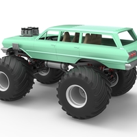 Vintage Monster Truck 1:25 - Thumbnail 12