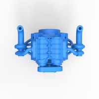 Twin turbo supercharged V8 Engine V7 Scale 1:25 - Thumbnail 6