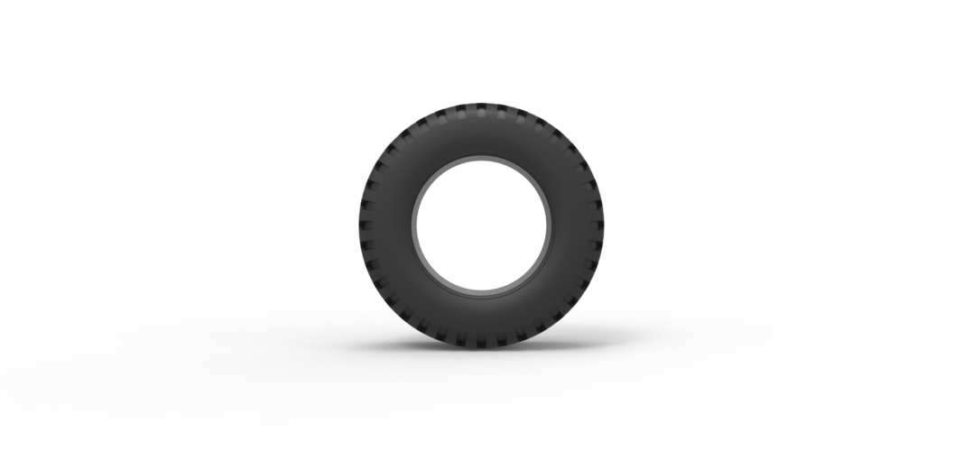 Offroad tire 130 Scale 1:25 3D Print 548650