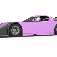 Asphalt Outlaw Super late model 1:25 - Thumbnail 2